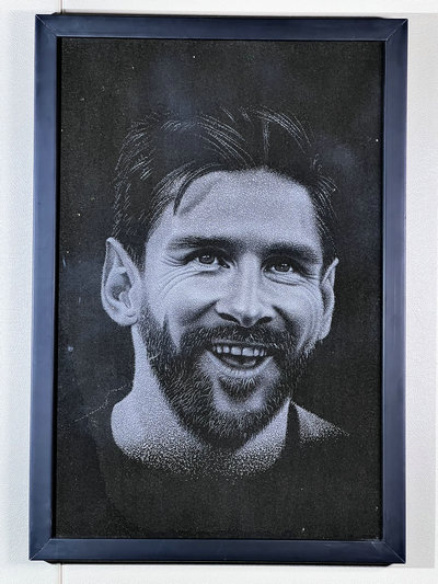 Lionel Messi Smoking Weed Graphic · Creative Fabrica