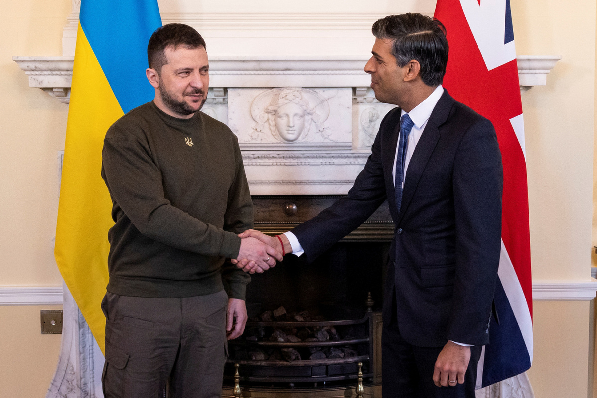 Zelensky in UK on rare visit abroad - Chinadaily.com.cn