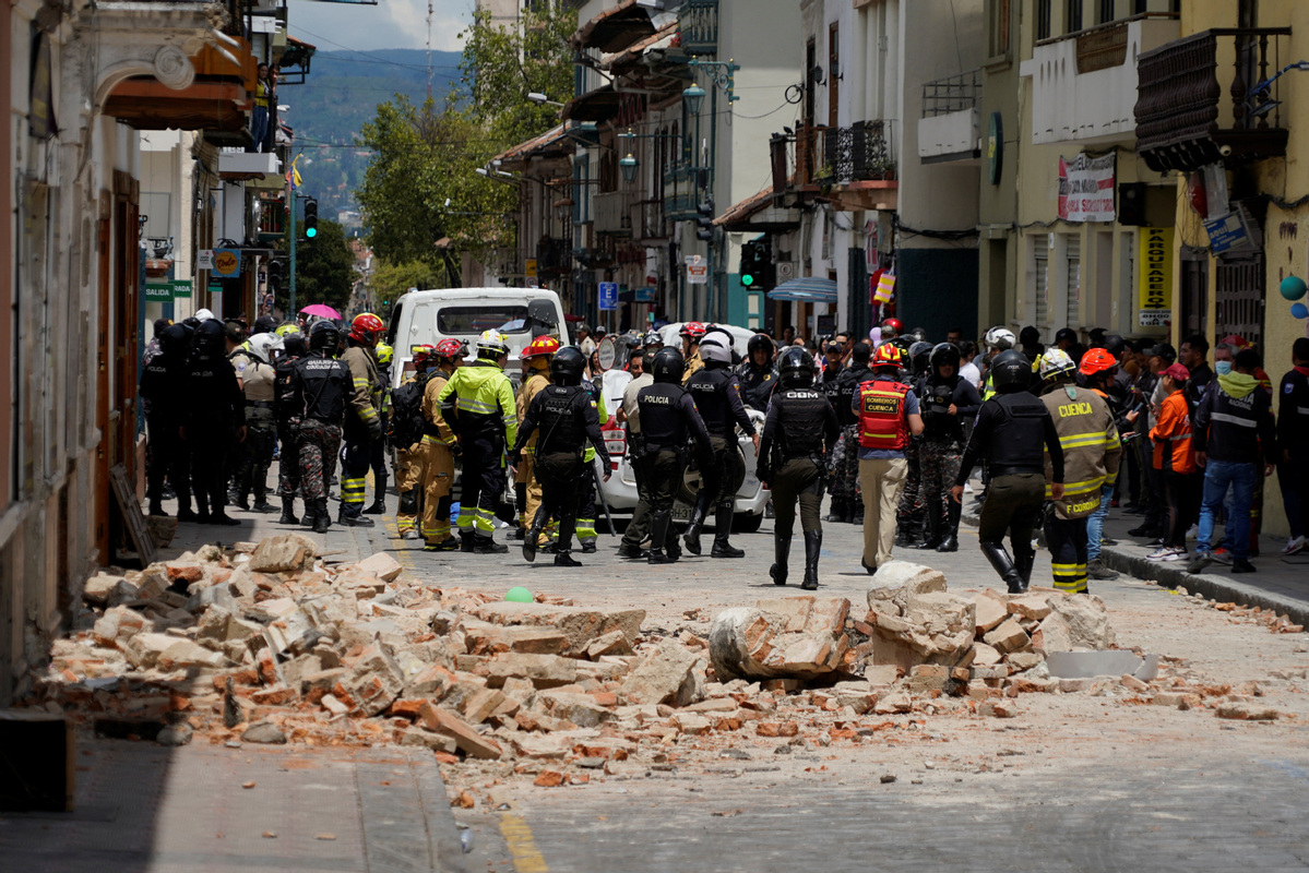 14 killed in 6.5magnitude earthquake in Ecuador