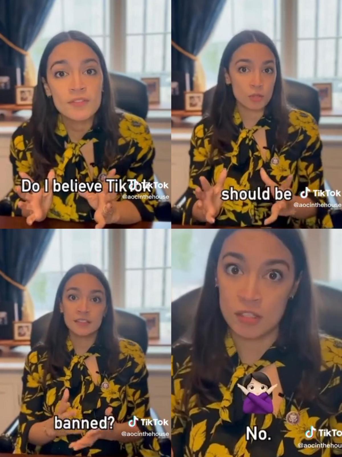 Ny Democrat Aoc Defends Tiktok On Tiktok Cn 