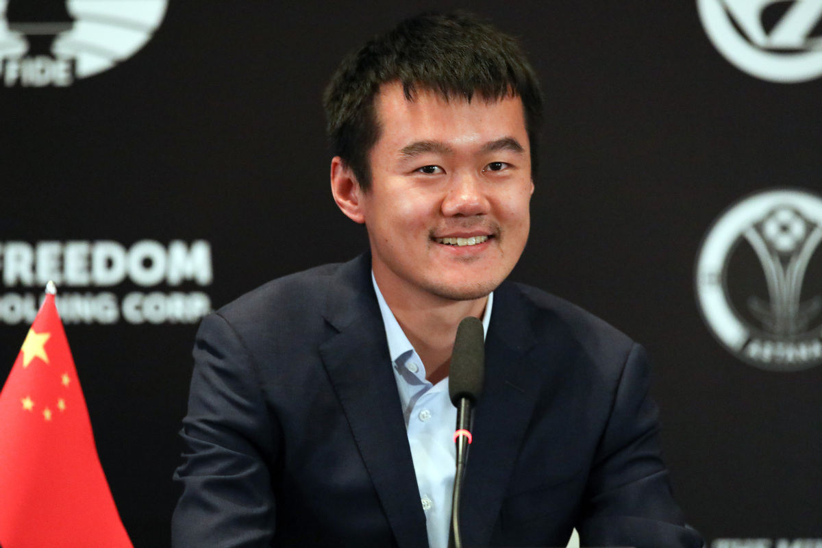 China's Ding Liren competes at Grand Chess Tour 2023 in Romania-Xinhua