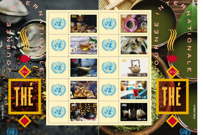 New postal stamps celebrate International Tea Day 