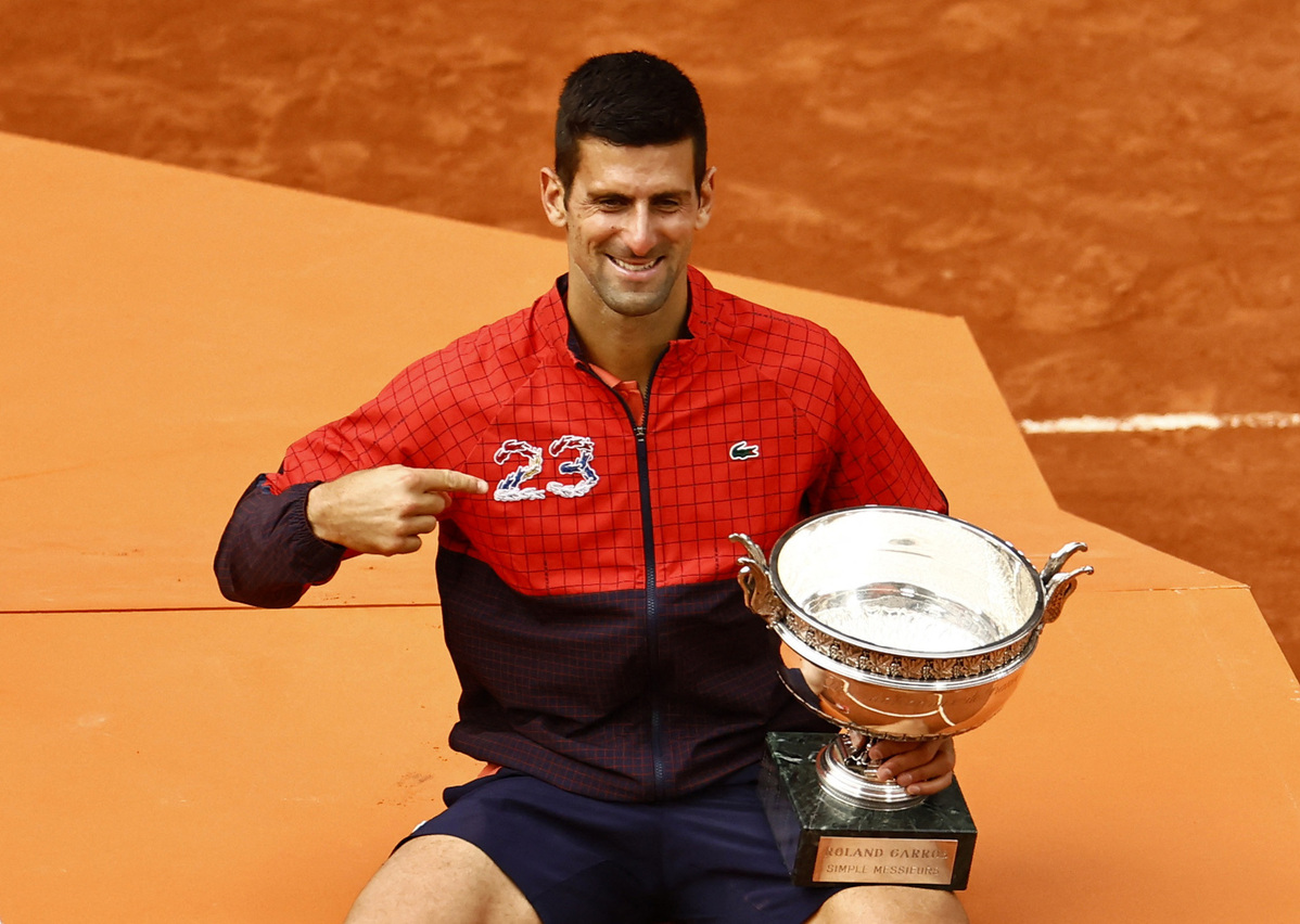 Djokovic defeats Ruud to win record 23rd Grand Slam title