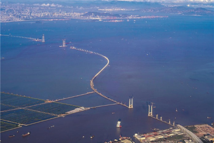 China takes major step toward completing Shenzhen-Zhongshan bridge -  Chinadaily.com.cn