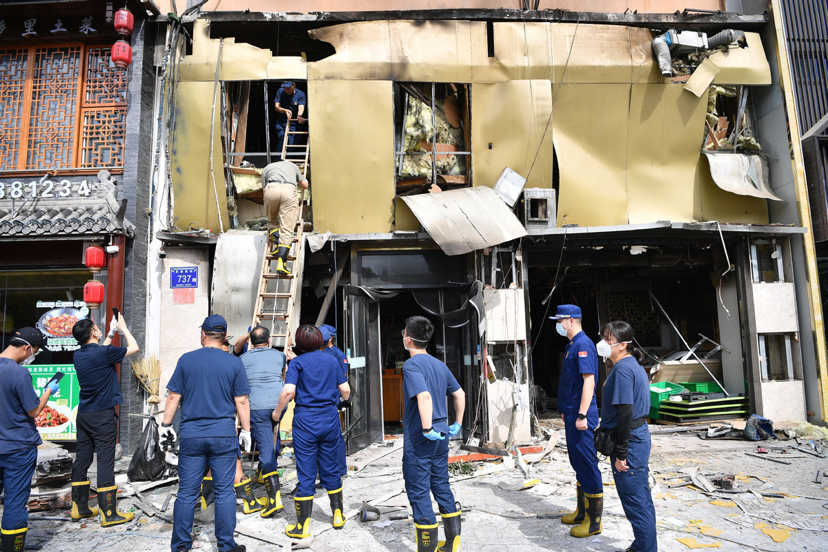 Police identify cause of Yinchuan restaurant explosion