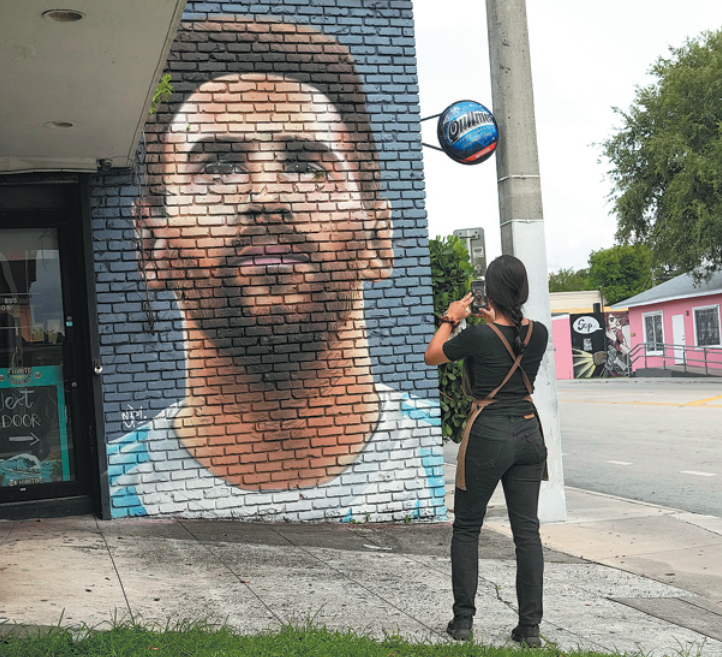 Sports fans in South Florida are gripped by Messi mania