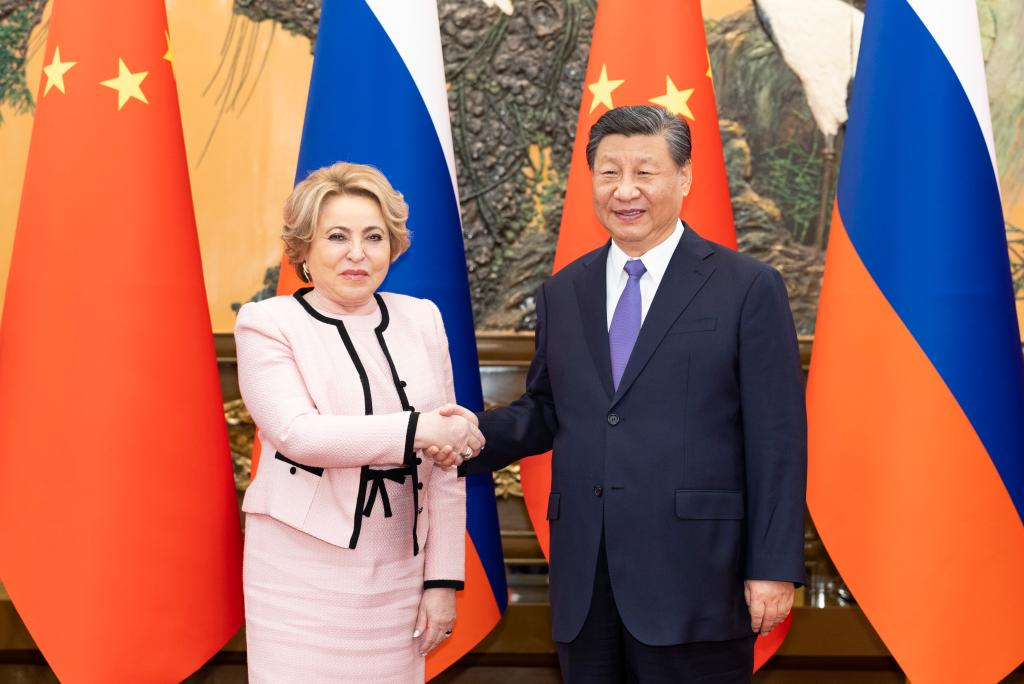 President calls for stronger Sino-Russian cooperation