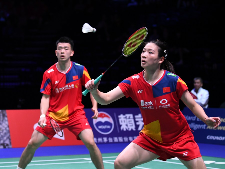 Chinese shuttlers secure places in women's, mixed doubles final at BWF ...