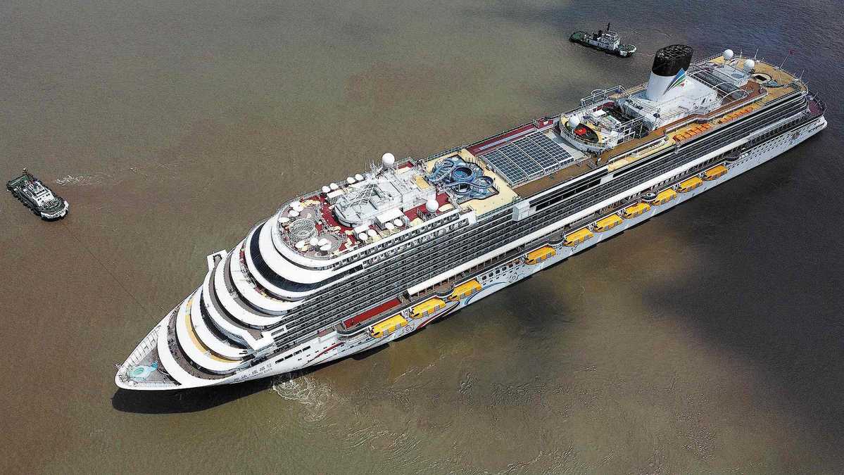 See the First Chinese Cruise Ship Adora Magic City Sailing in 2023