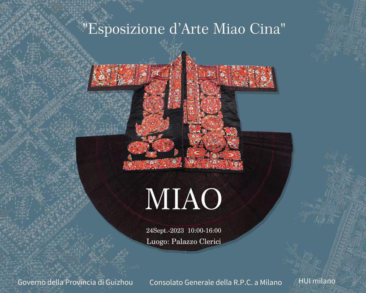 Miao embroidery art to draw spotlight at Milano Fashion Week - Chinadaily. com.cn