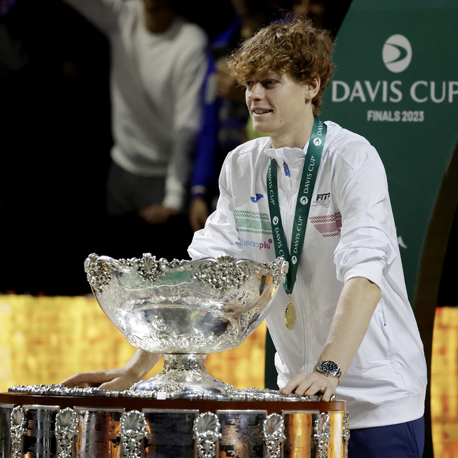 Sinner leads Italy to its first Davis Cup title in nearly 50 years with a  2-0 win over Australia - Chinadaily.com.cn