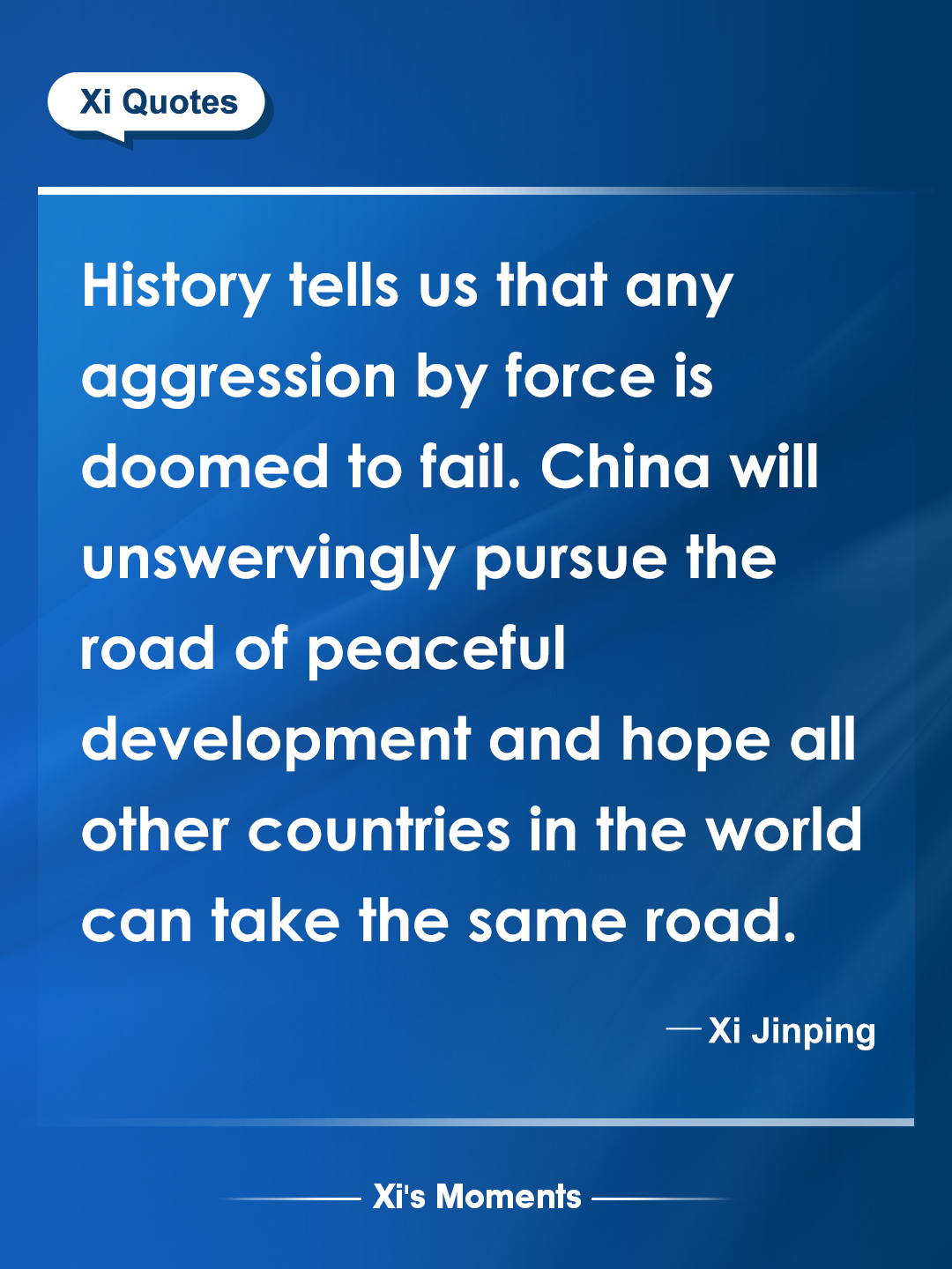 english news 英语新闻-xis remarks on remembering