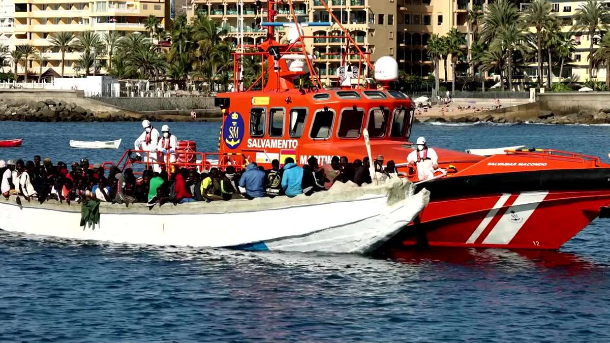 153 migrants rescued off Spain’s Canary Islands - Chinadaily.com.cn