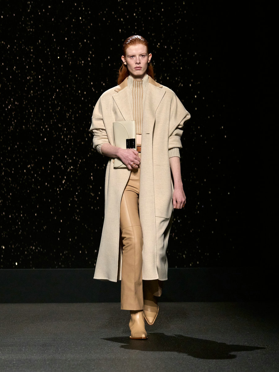 from hermes 2024 fall/winter womens collection on paris, france
