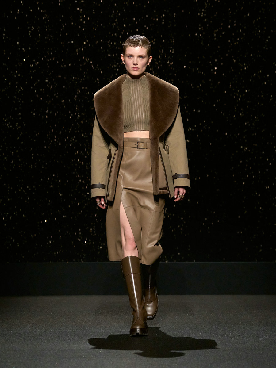 from hermes 2024 fall/winter womens collection on paris, france