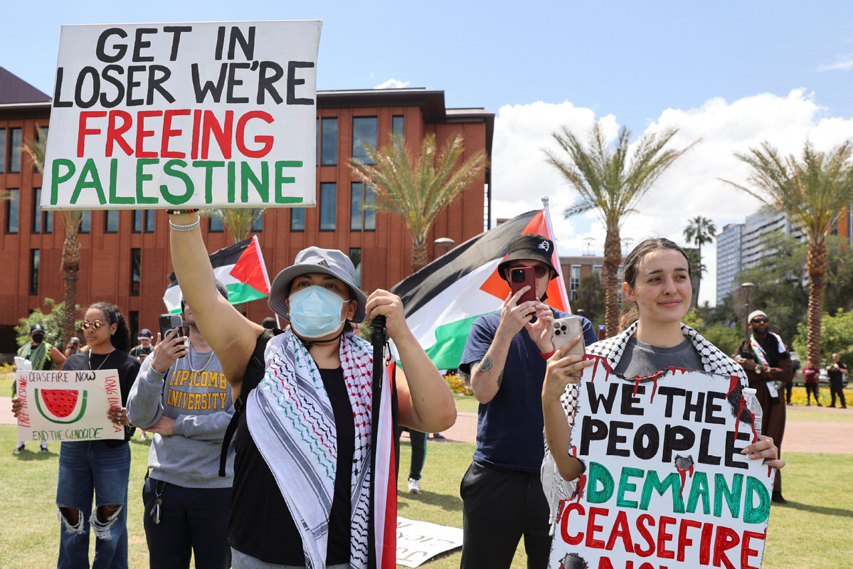 Dozens of pro-Palestine protesters arrested at Arizona State University ...
