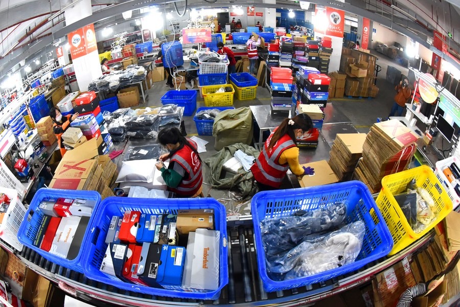 China’s e-commerce logistics index rises in March