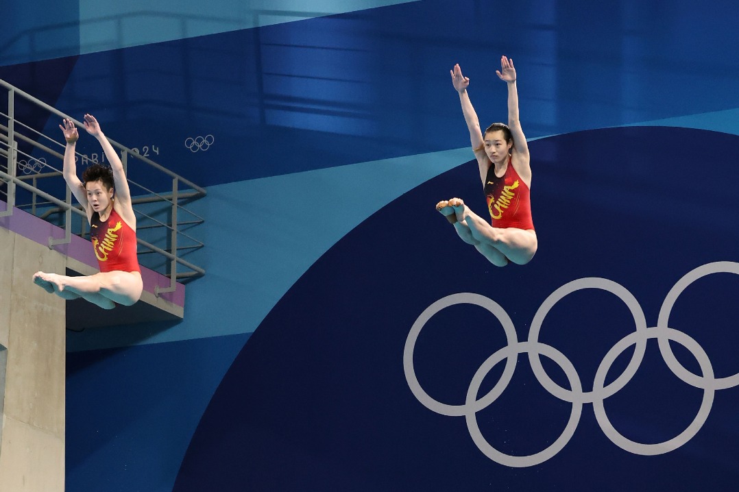 Chinese divers Chen Yiwen/Chang Yani win women's synchronized 3m ...