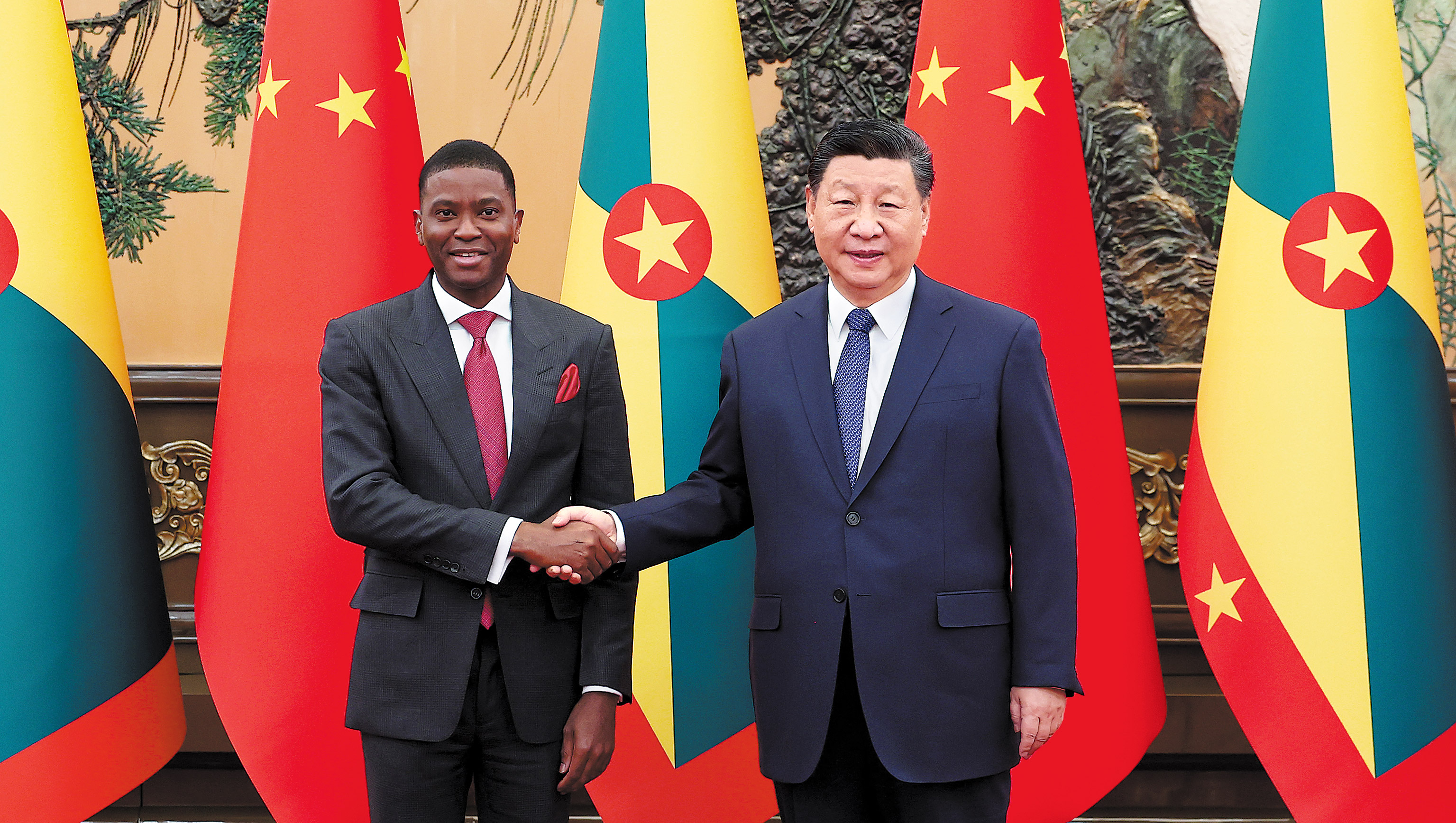 Xi calls for advancing ties with Grenada