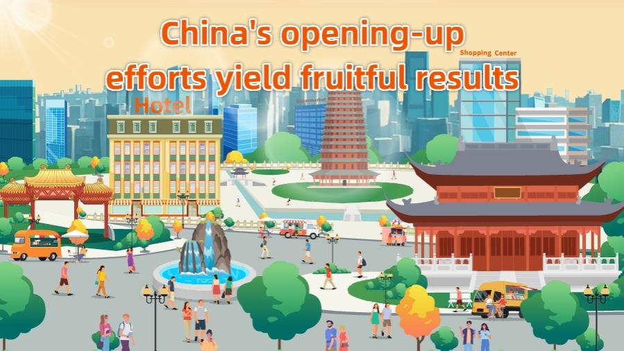 China's opening-up efforts yield fruitful results