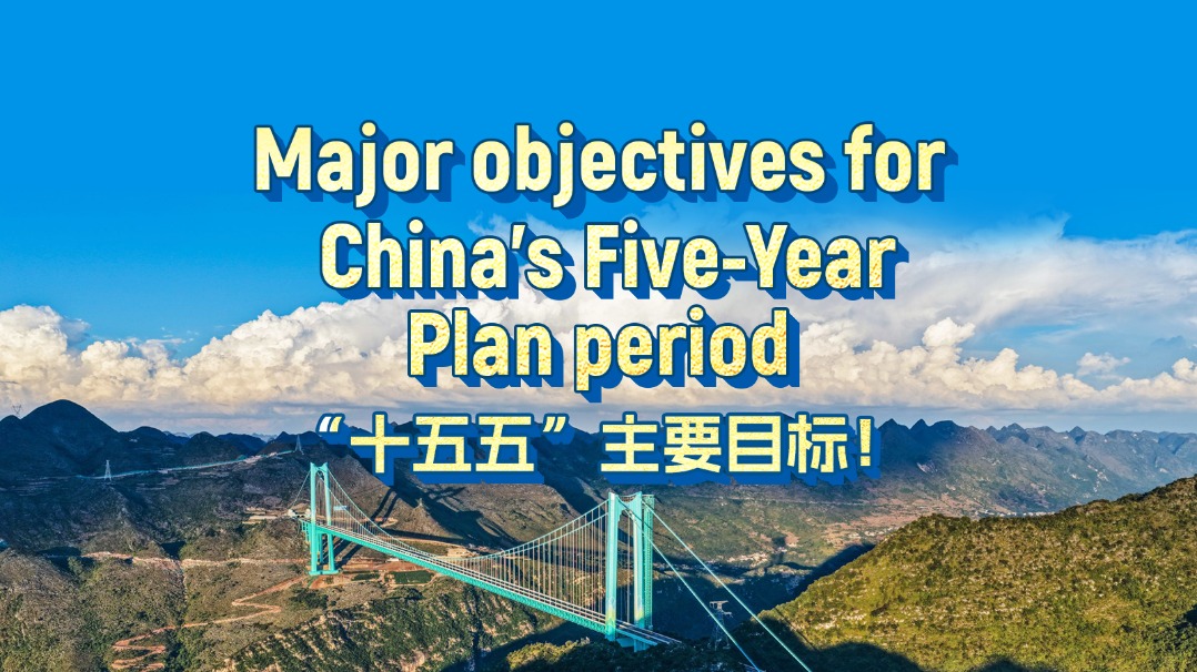 Major objectives for China's 15th Five-Year Plan period