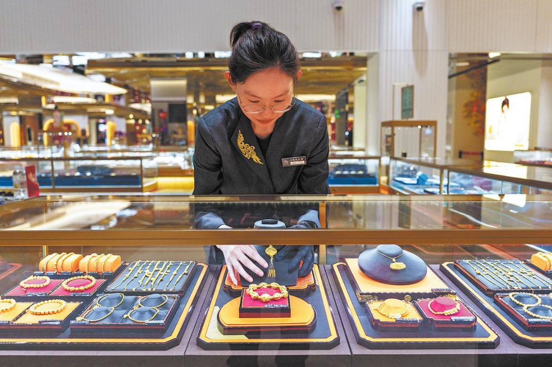 Appeal of Chinese-style gold jewelry soars