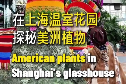 American plants in Shanghai's glasshouse