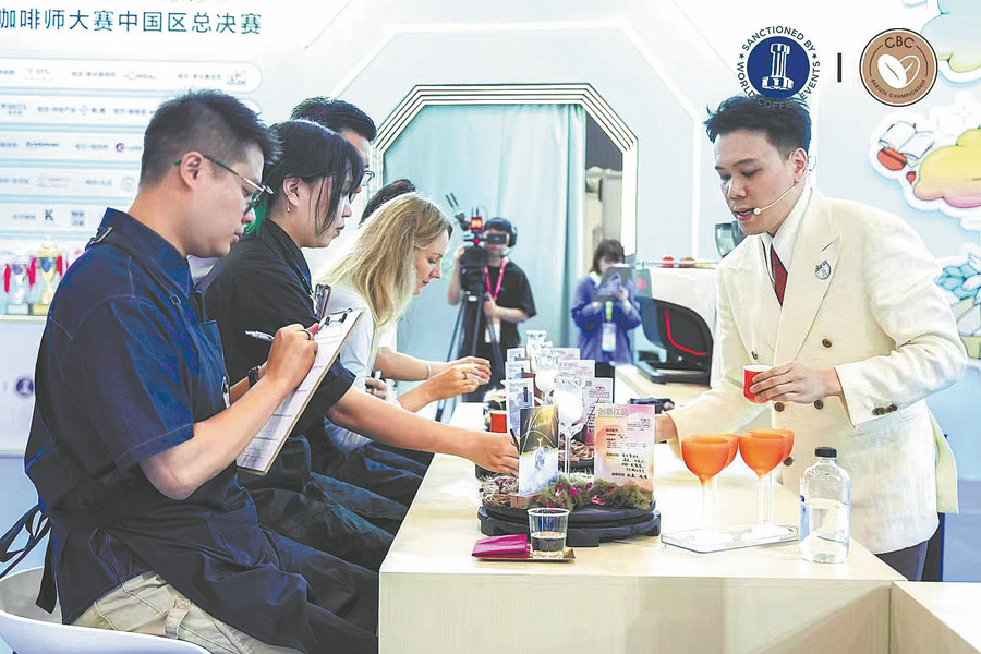 Barista orbits competition circuit