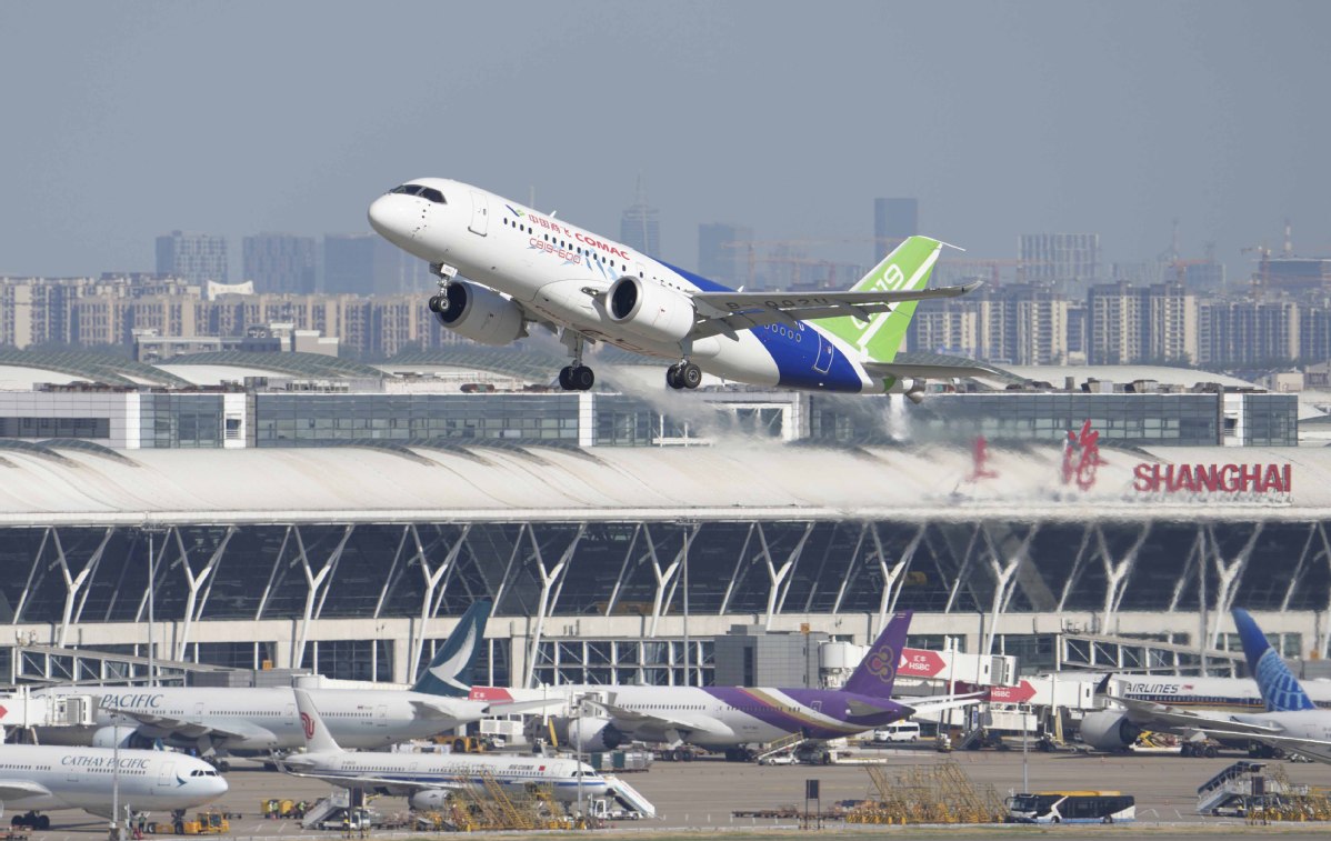 China's c919 high-altitude jet completes test flight