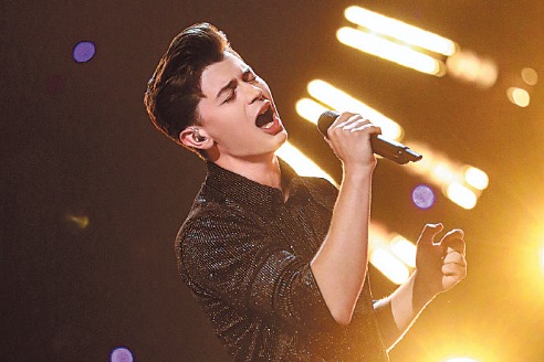 Singer finds his voice on talent show