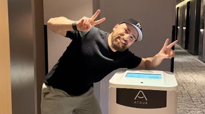Hotel robots surprise visitors, streamline operations