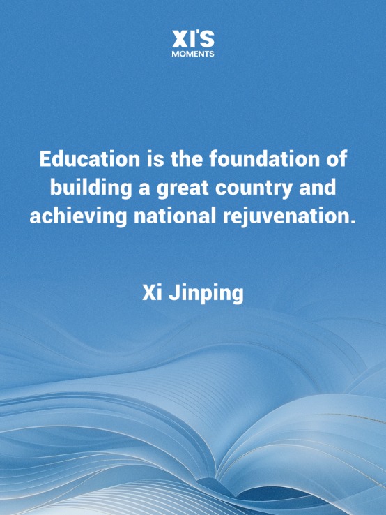 Xi on teachers and their role in education