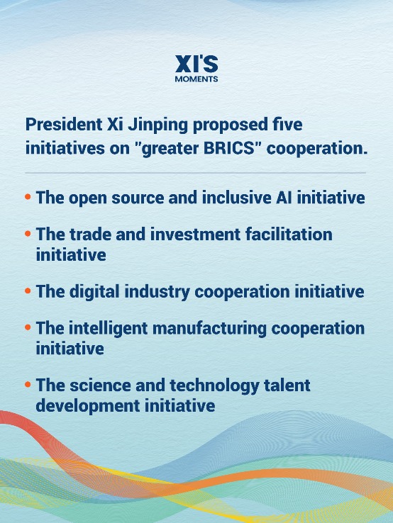Xi on 'greater BRICS' cooperation