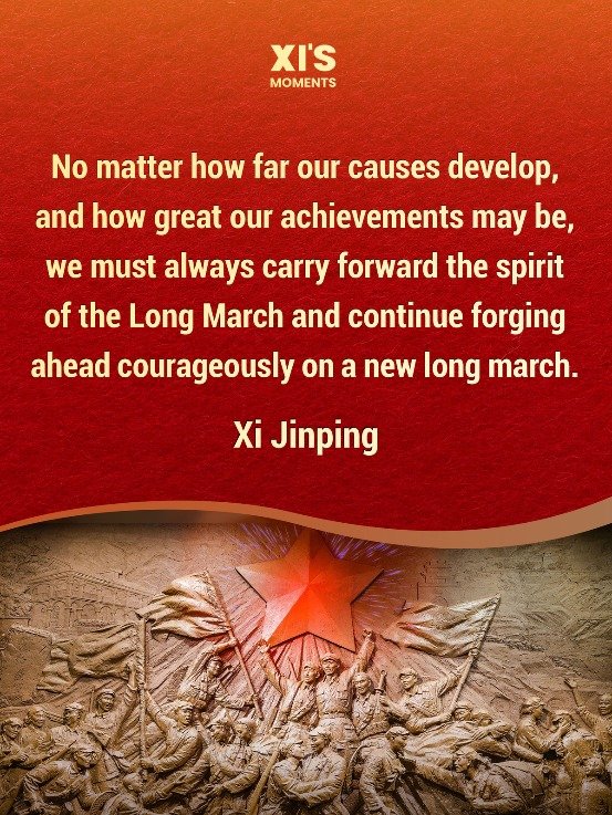 Xi on enduring spirit of Long March